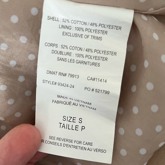 MOTHERHOOD MATERNITY - TRENCH COAT - SMALL - Picture 6 of 6